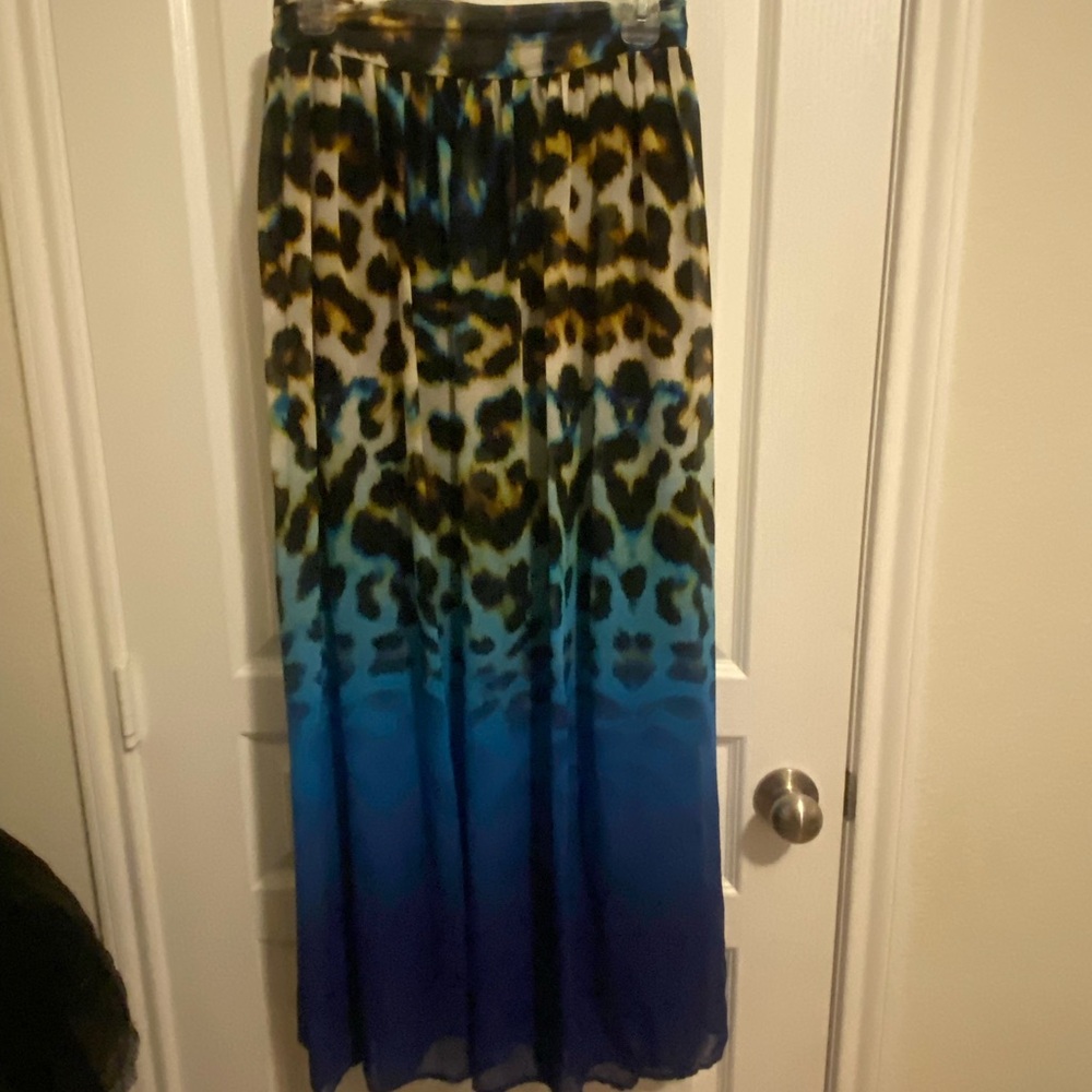 Cheetah Print Ombrè Skirt